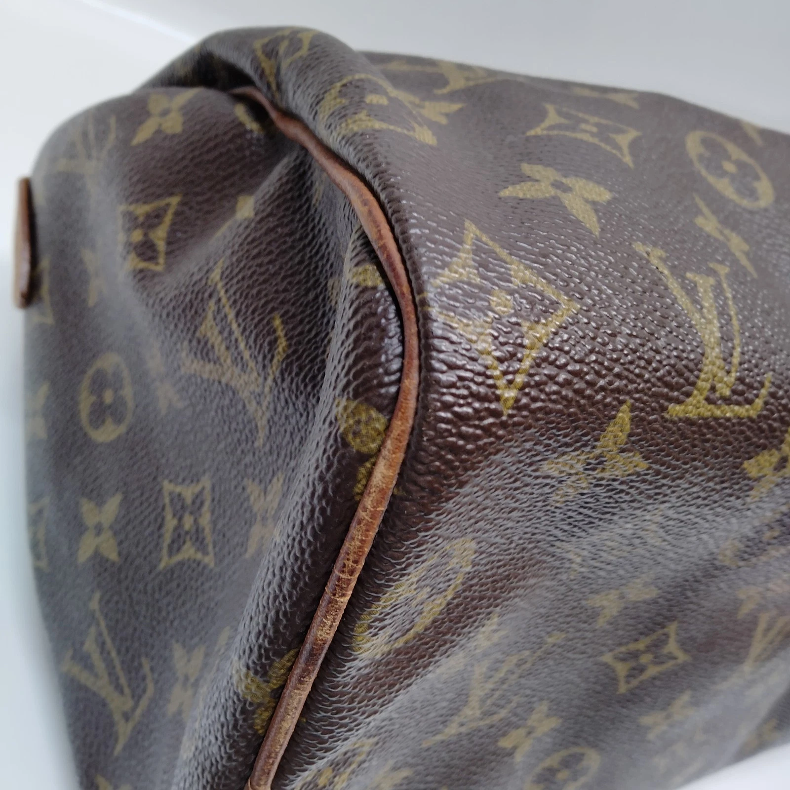 Louis Vuitton Speedy 25 Handbag Brown Monogram MI872