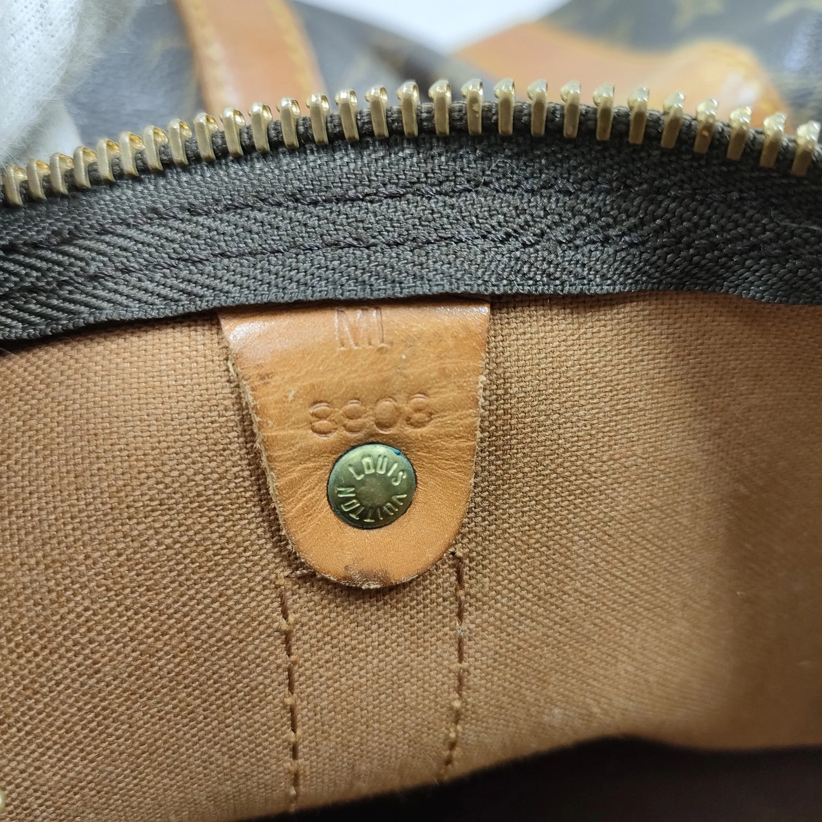 $2170 1989 Louis Vuitton Monogram Keepall 55 MI8908