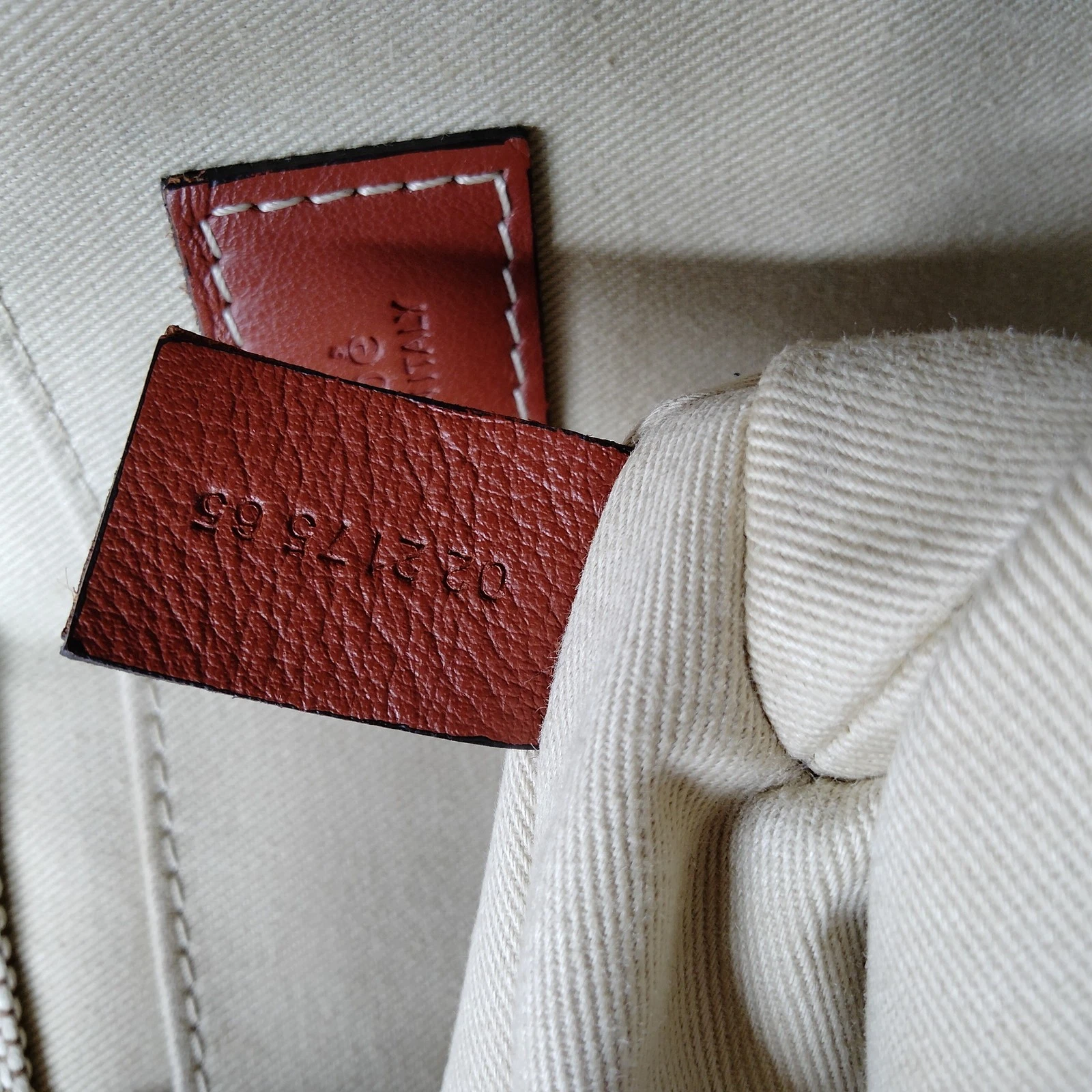 Chloe Tote Bag Brown Canvas