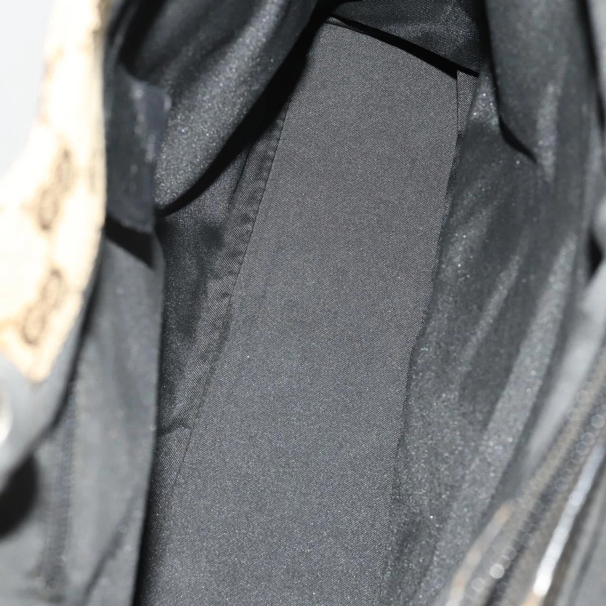 $1100 GUCCI GG Canvas Top Handle Bag Bamboo Beige