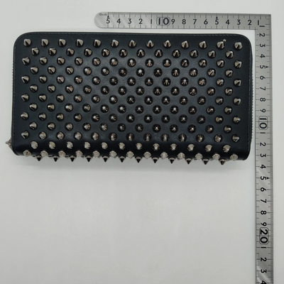 Christian Louboutin Long Wallet Black Leather