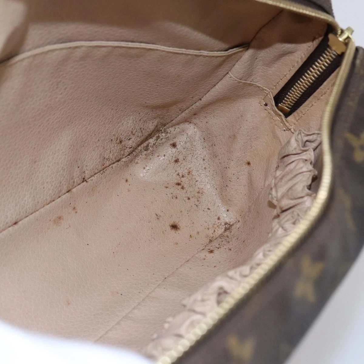 $600 1987 Louis Vuitton Cosmetic Pouch Trousse Toilette 28 873TH