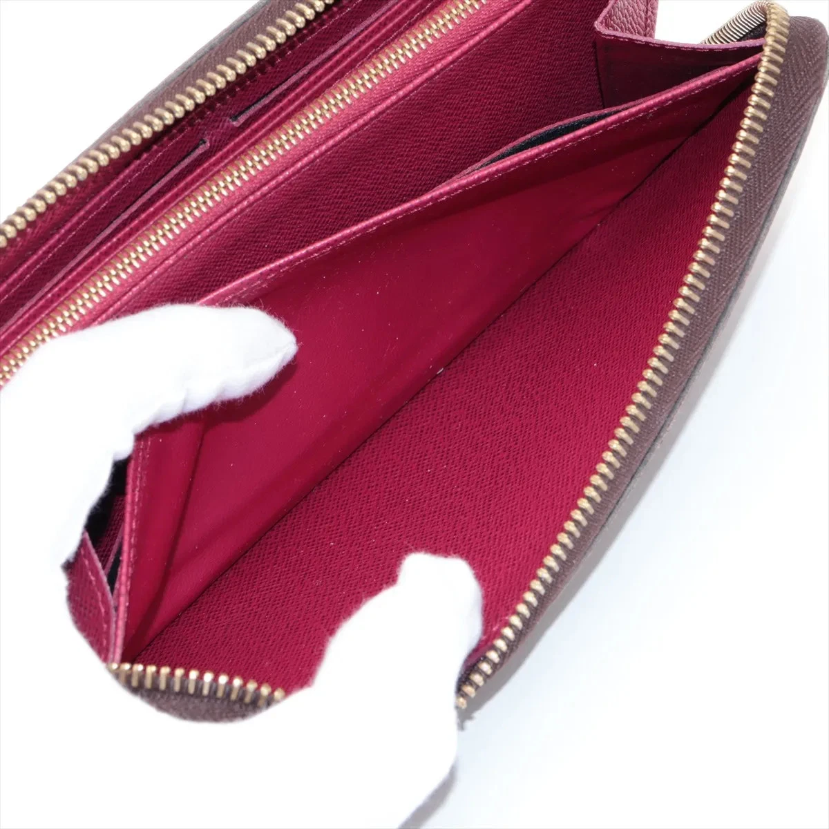 $915 LM0280 2020 Louis Vuitton Monogram Zippy Wallet Fuchsia