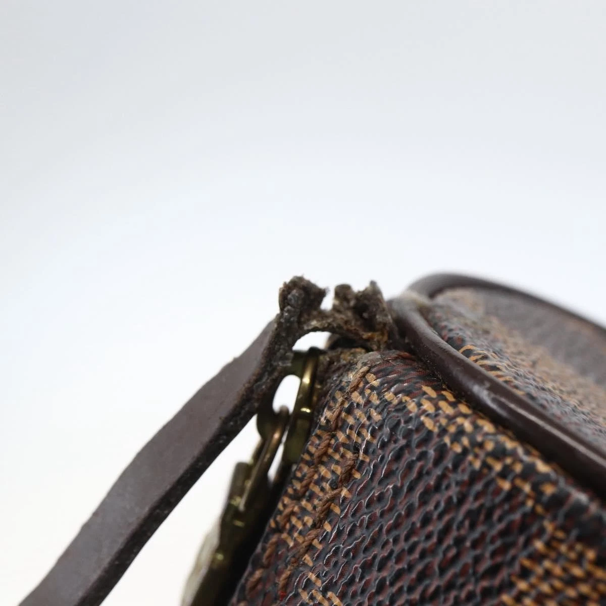 $1560 LOUIS VUITTON Damier Ebene Papillon Pochette VINTAGE