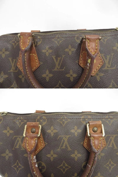 Louis Vuitton Speedy 25 Handbag Monogram Brown SP1928