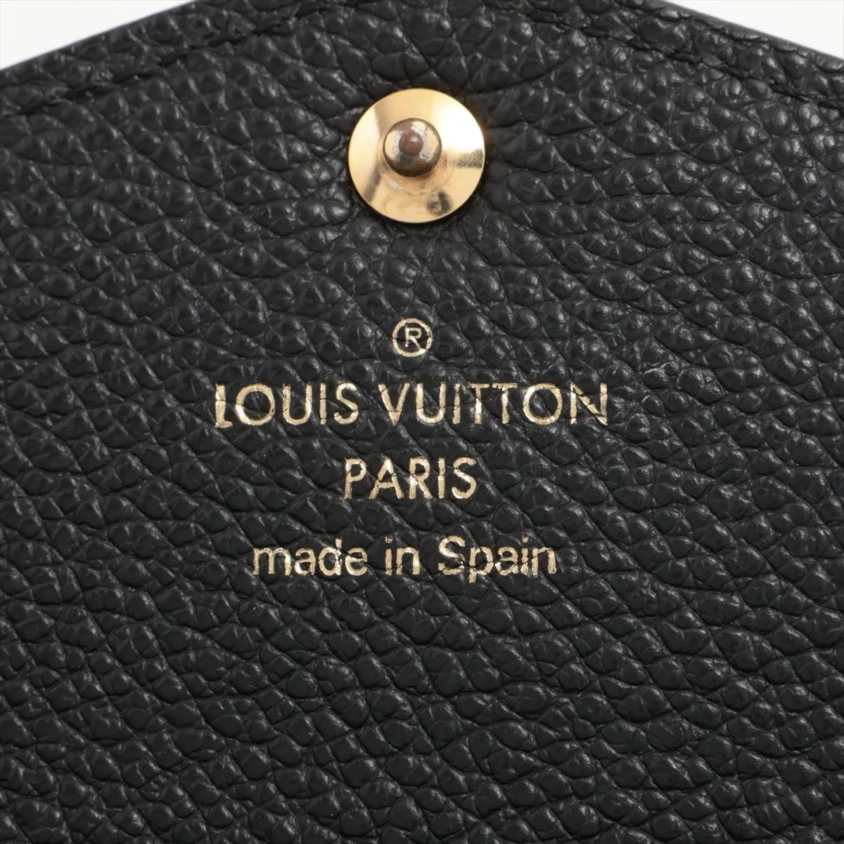 $1060 Louis Vuitton Empreinte Sarah Wallet NM Black