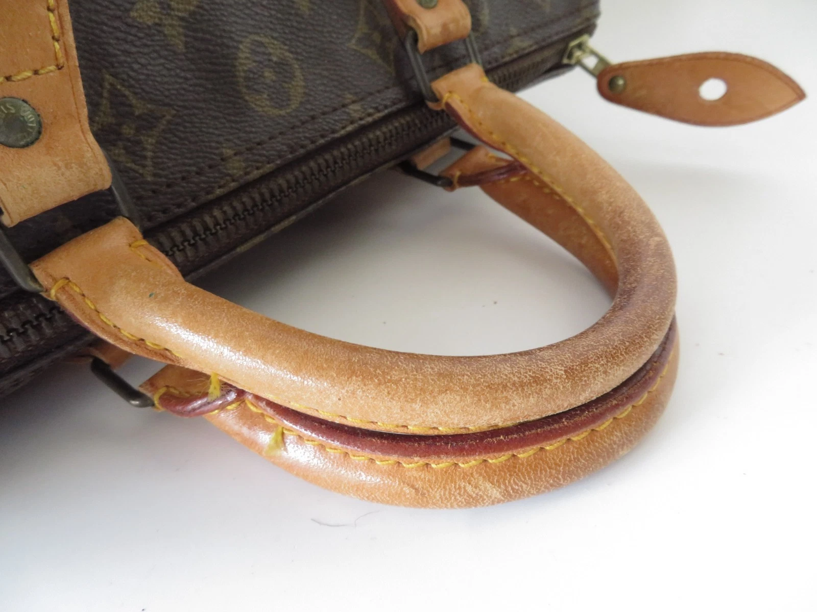 Authentic Louis Vuitton Monogram Speedy 30 Hand Bag F#45163