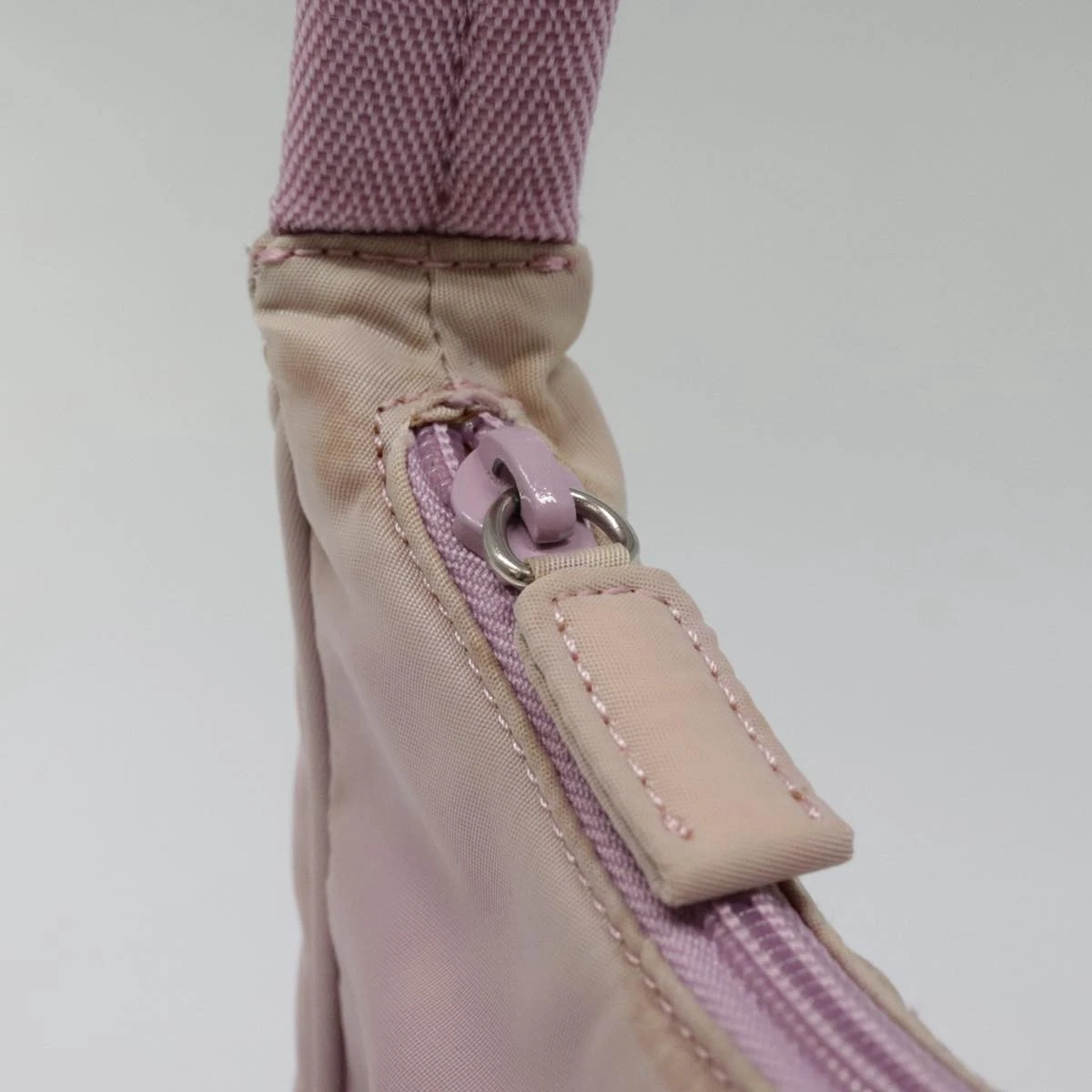 $1320 PRADA Tessuto Nylon Hobo Mini Pink Lilac