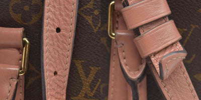 $2560 2019 Louis Vuitton Soufflot BB Monogram Peach Shoulder Bag Cloth CA4129 10019424