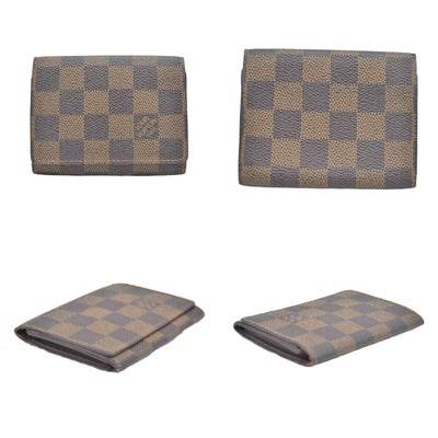 $315 LOUIS VUITTON Damier Ebene Envelope Business Card Holder CONSIGNMENT