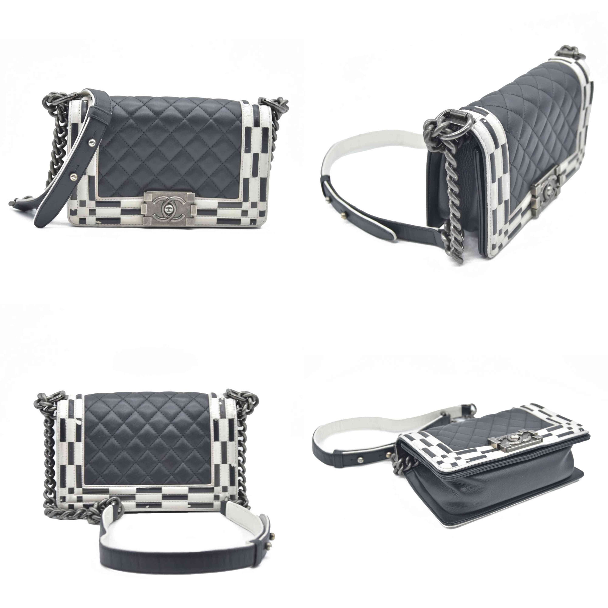 Chanel Small Checkerboard Boy Bag