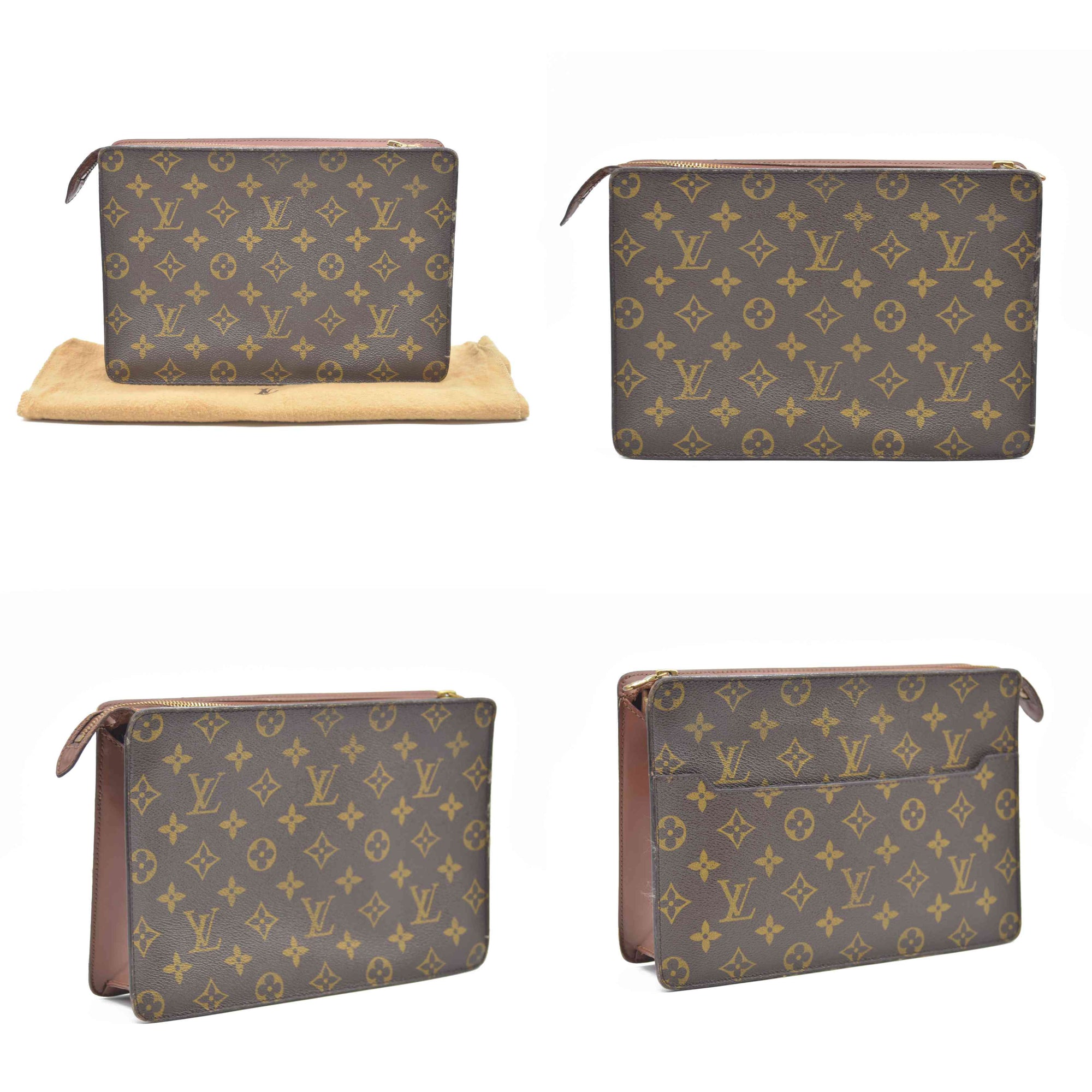CONSIGNMENT AUCTION $1050 Louis Vuitton  Monogram Pochette Homme