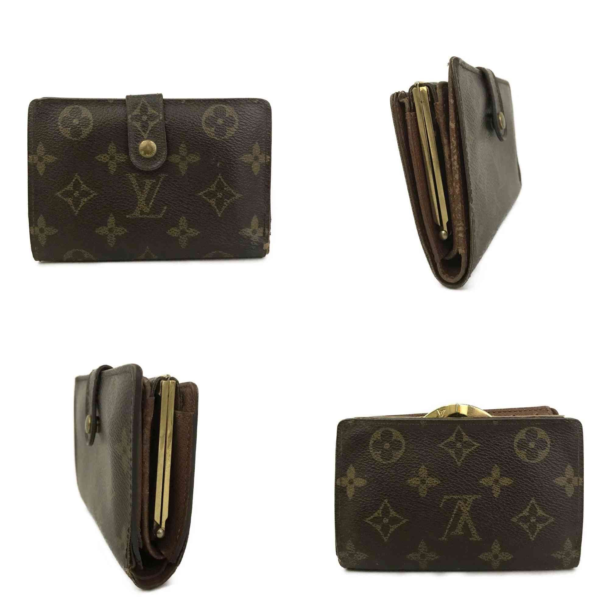 Louis Vuitton Monogram Porte Monnaie Billets Viennois Bifold Wallet CA0015