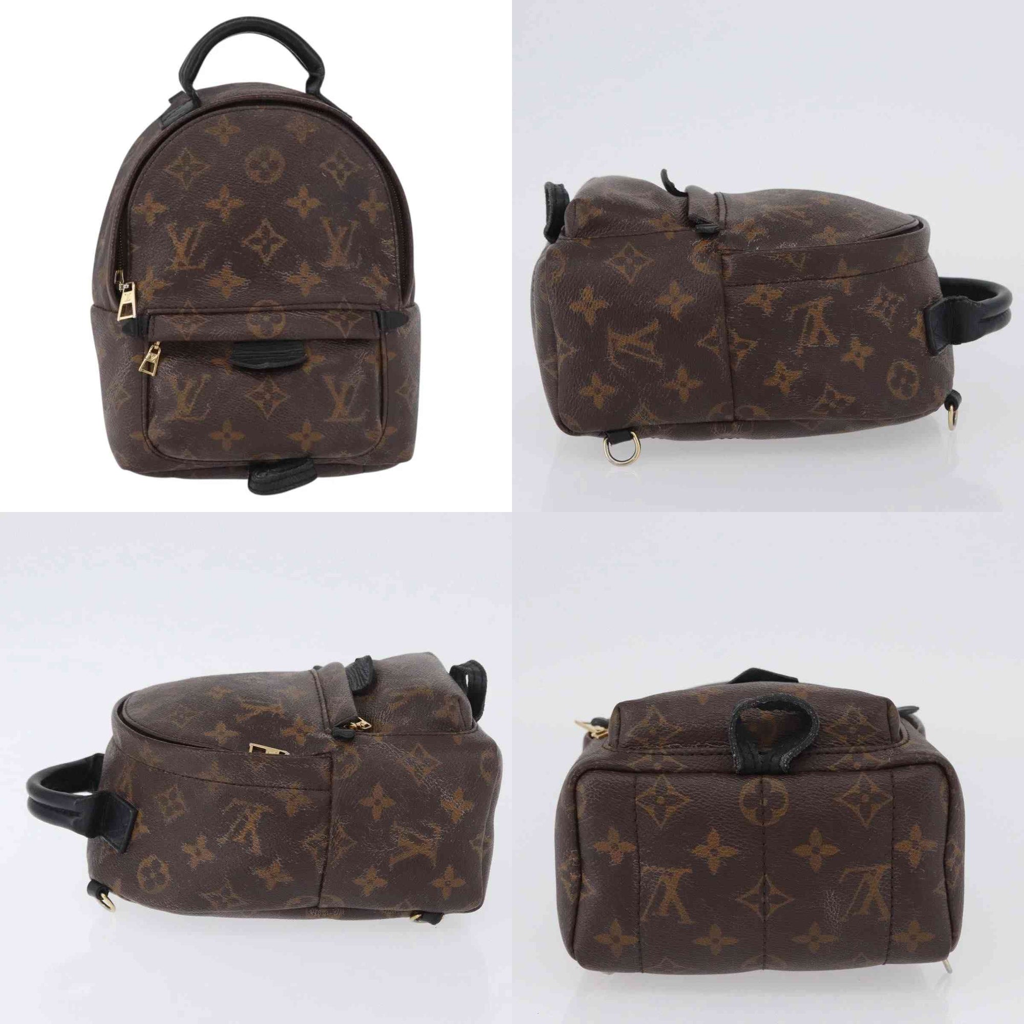 $2,340 2020 Louis Vuitton Monogram Palm Springs Mini Backpack FL2200