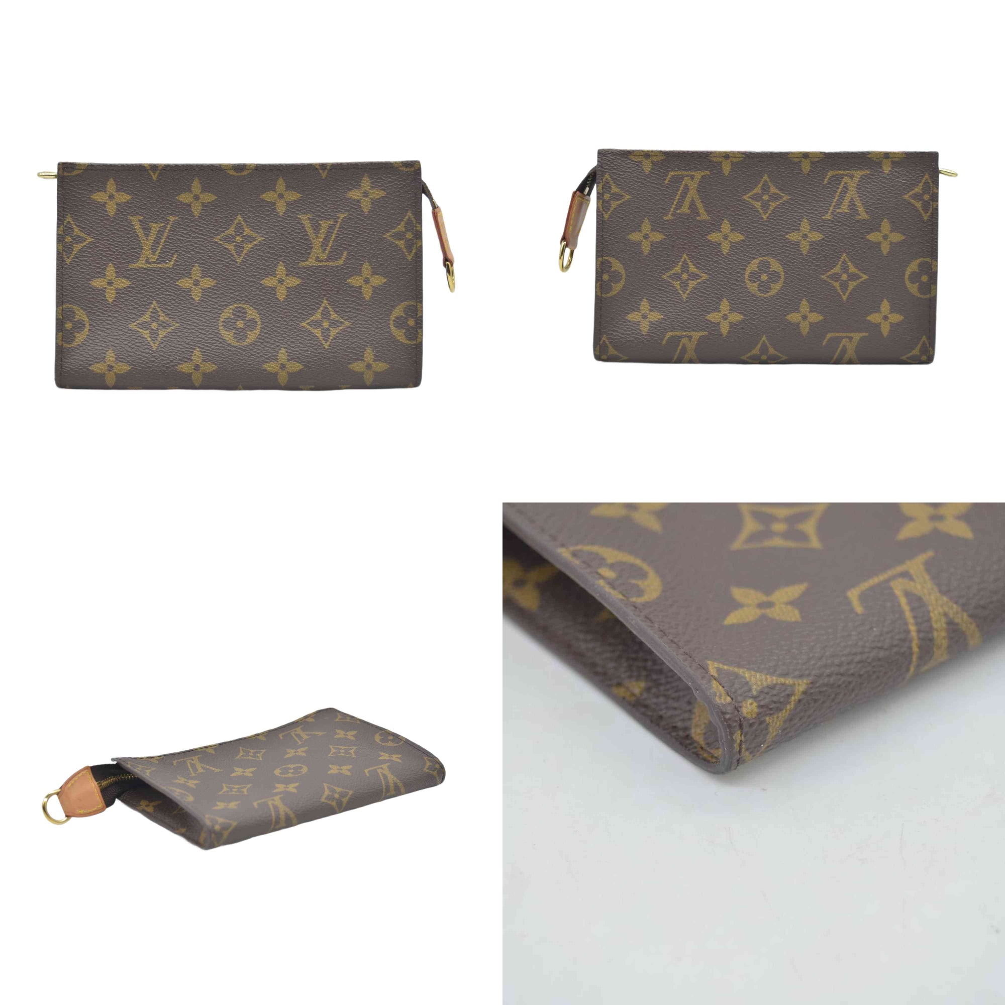 Louis Vuitton Monogram Petit Bucket Pouch CONSIGNMENT