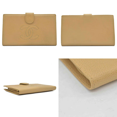 $875 Chanel Wallet Purse Coin purse COCO Beige CONSIGNMENT