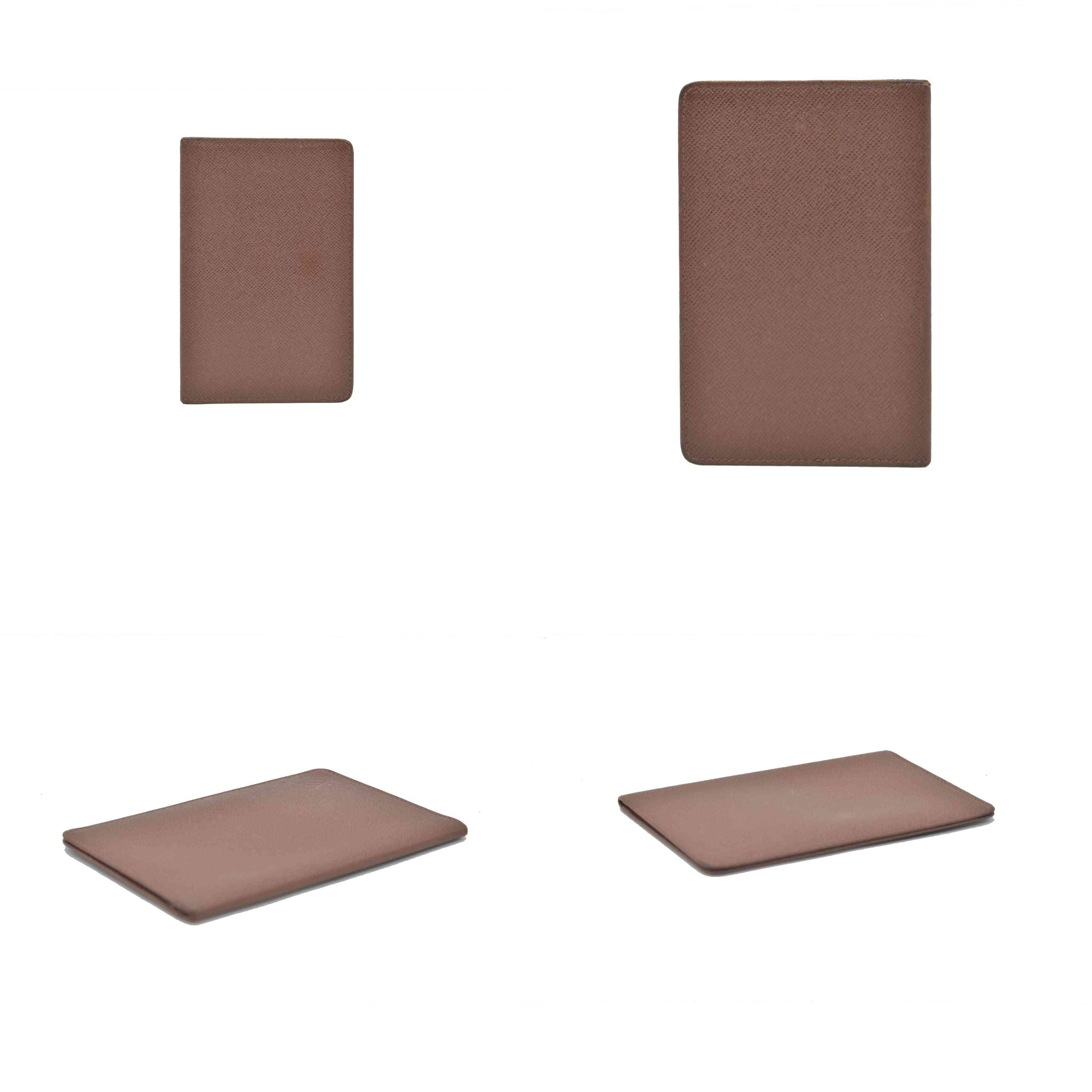 $435 Louis Vuitton Taiga ID Card Holder Wallet  SP1021