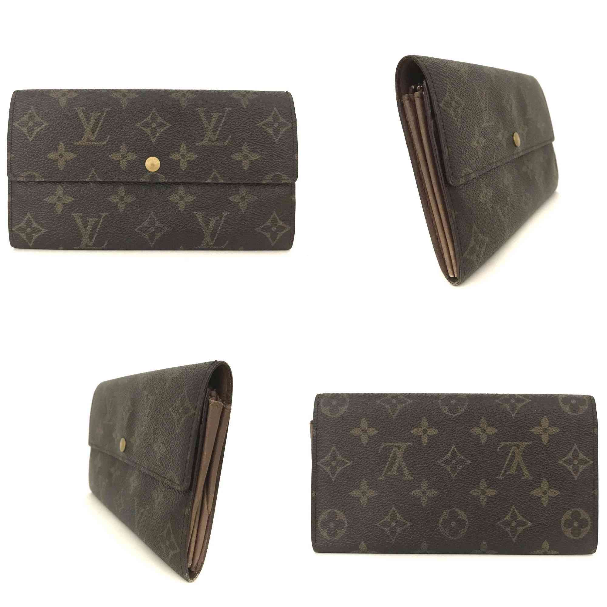 $720 1995 Louis Vuitton Monogram Sarah Wallet CA0975