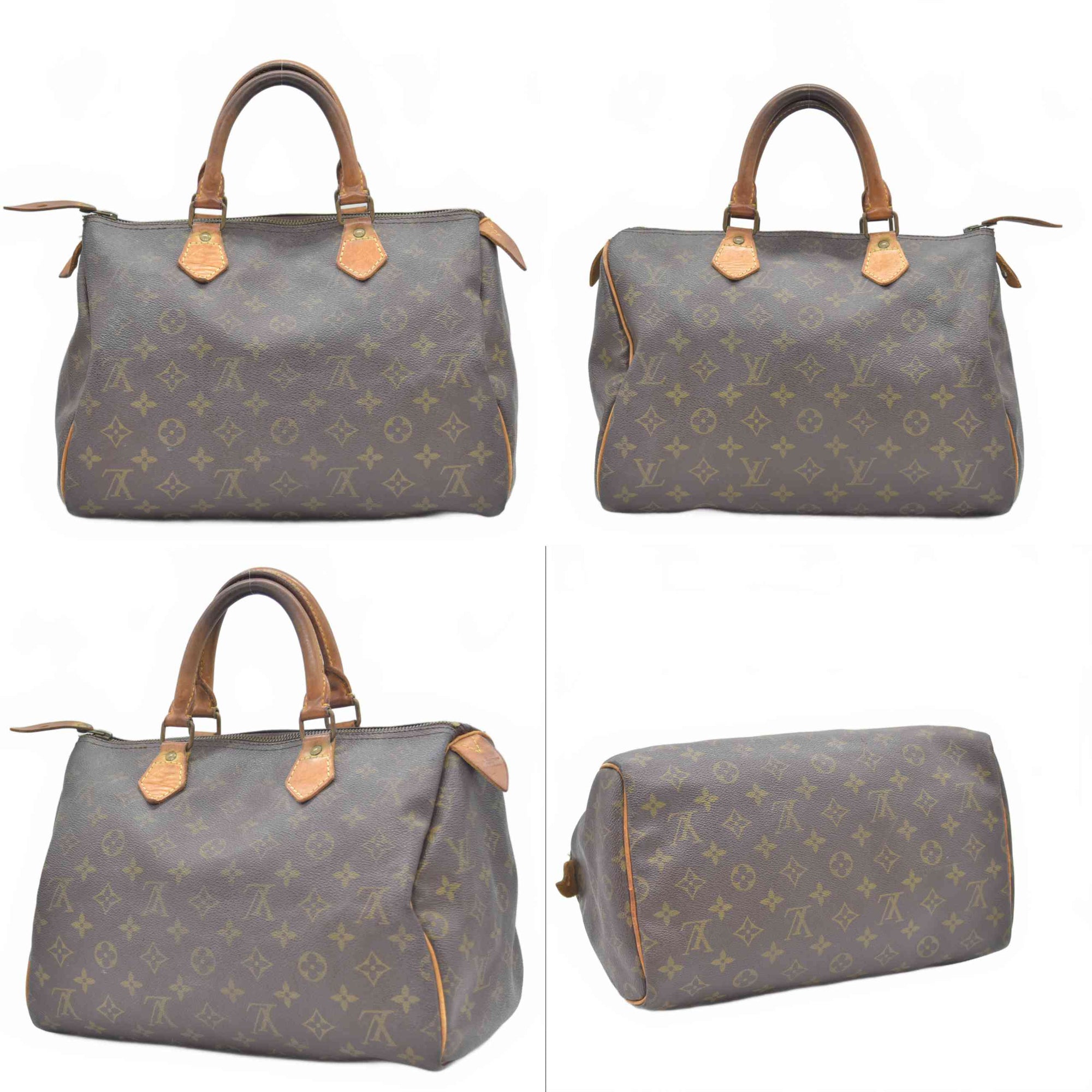 $1550 1982 Louis Vuitton Monogram Speedy 30 822