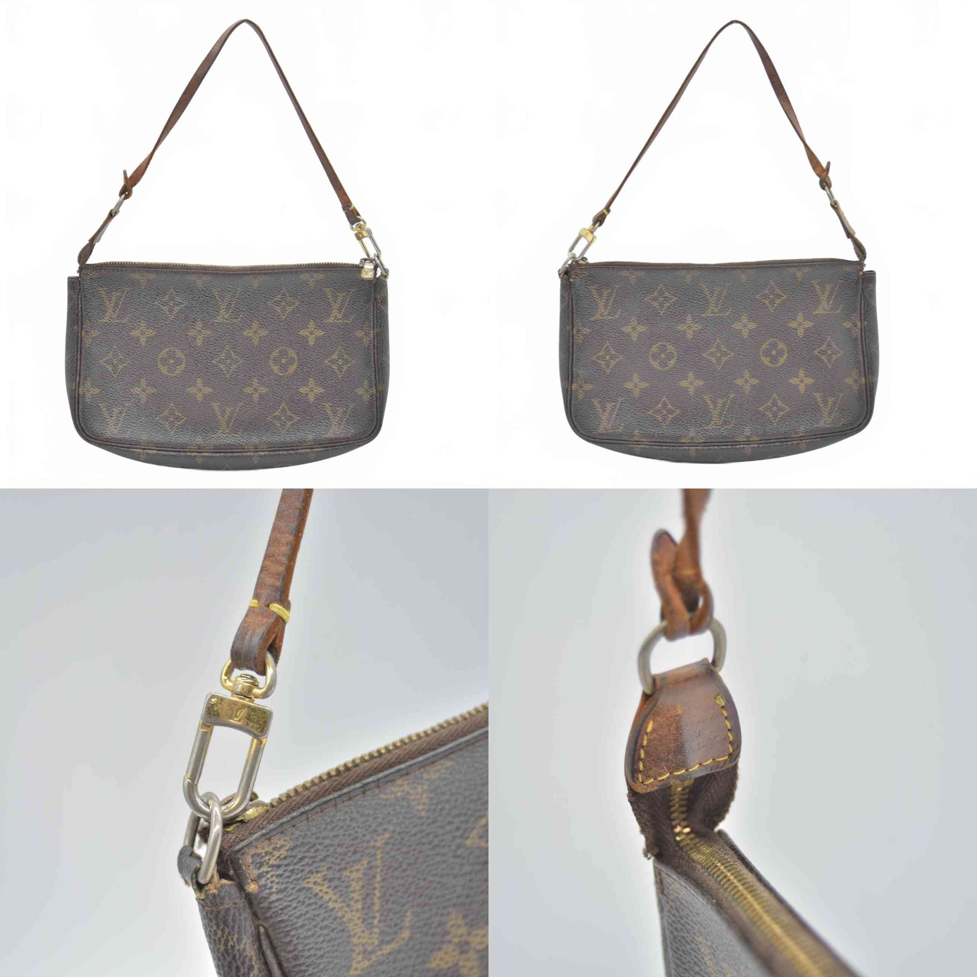 $1290 2002 Louis Vuitton Monogram Pochette Accessories AR1012