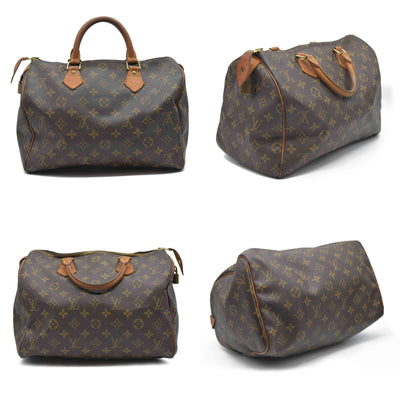 $1700 Louis Vuitton Monogram Speedy 35 TH0034