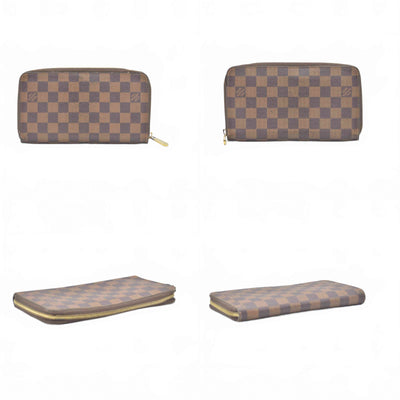 $940 Louis Vuitton Damier Ebene Zippy Wallet CA2142 CONSIGNMENT