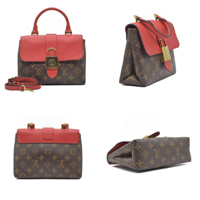 $2270 2019 Louis Vuitton Monogram Locky BB Coquelicot AA4199
