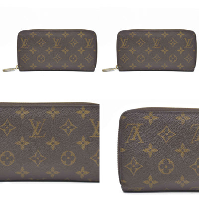$915 Louis Vuitton Monogram Zippy Wallet GI8112