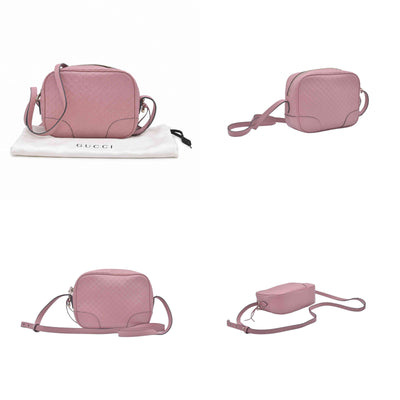 $1290 Gucci Microguccissima Bree Crossbody Pink CONSIGNMENT 10021173