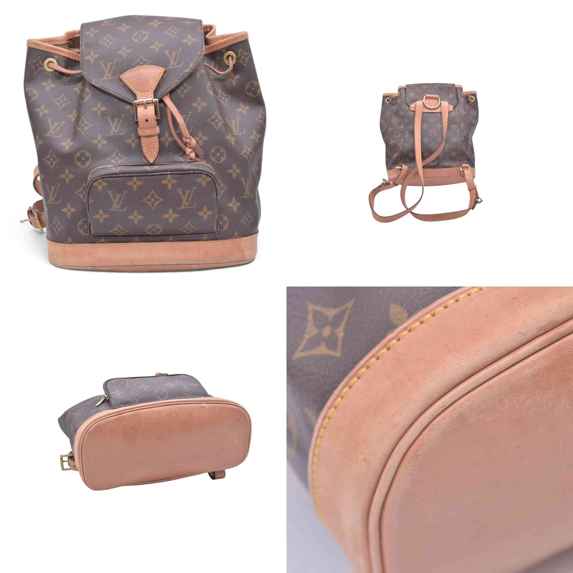 $1550 2001 Louis Vuitton Monogram Montsouris MM Backpack SP0031 CONSIGNMENT 10021179