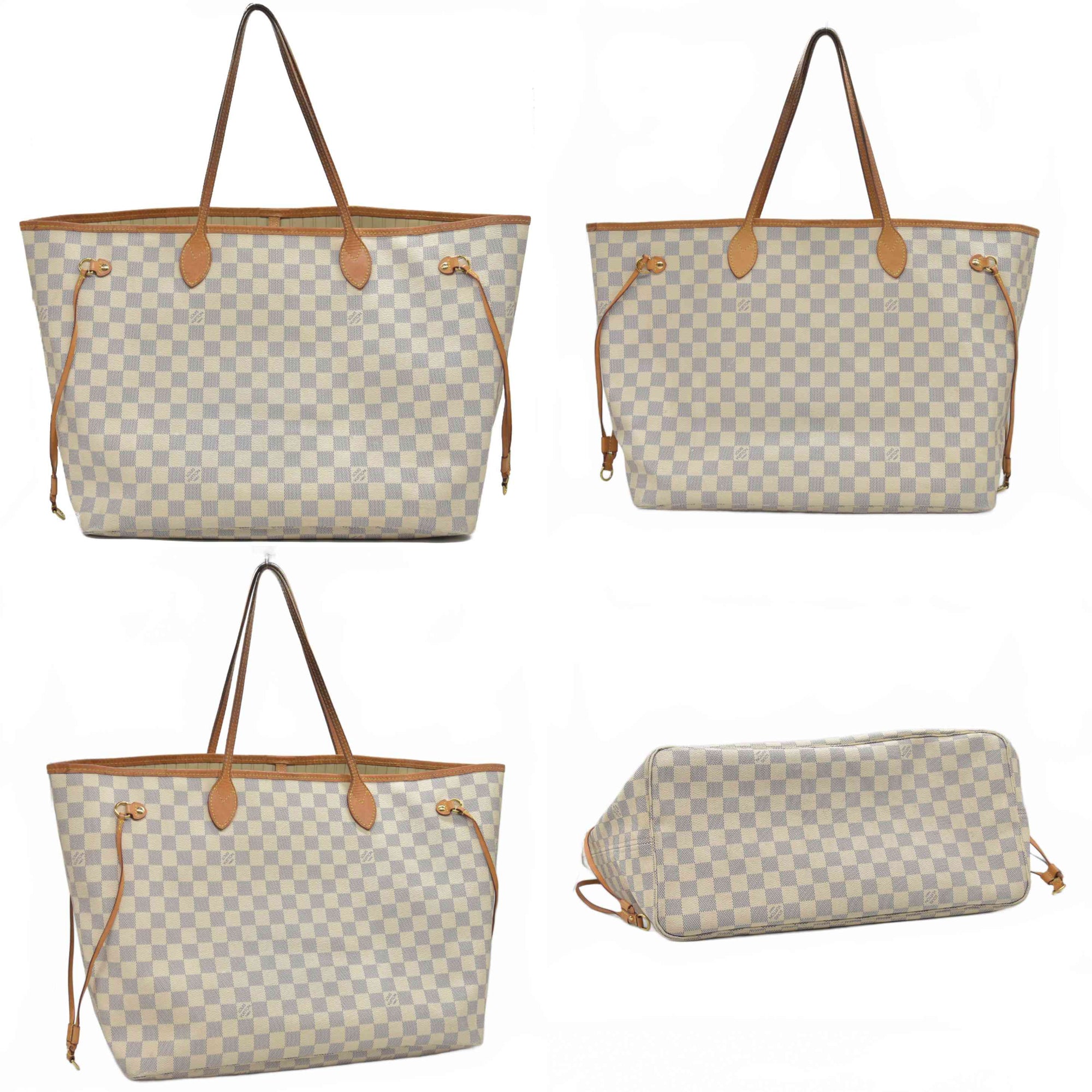 $2310 2017 Louis Vuitton Damier Azur Neo Neverfull GM SD4177