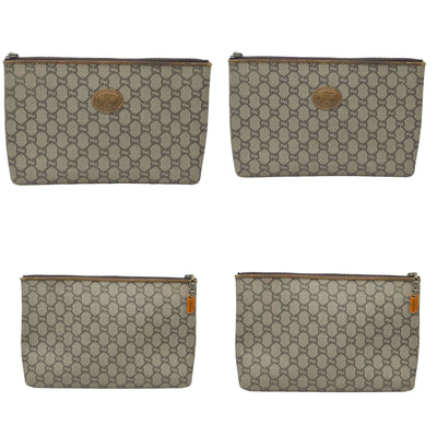 Gucci GG Gucci Plus PVC Leather Pouch Clutch Bag
