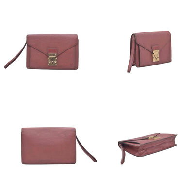 $1080 Louis Vuitton  Epi Leather Pochette Sellier Dragonne 26 10021254