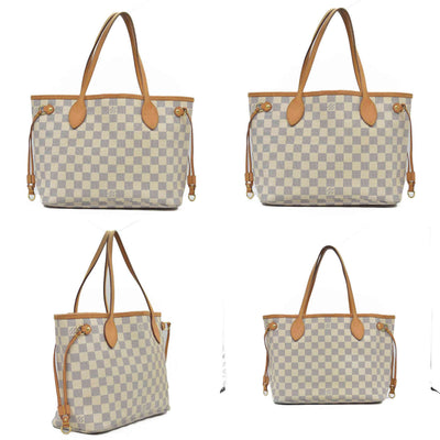 $2160 Louis Vuitton Damier Azur Neverfull PM Tote Bag Handbag VI3178 CONSIGNMENT
