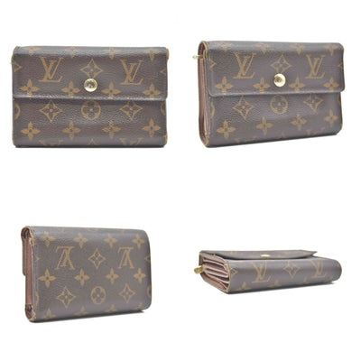 AUCTION $610 LOUIS VUITTON Monogram Alexandra Trifold Wallet CA4098