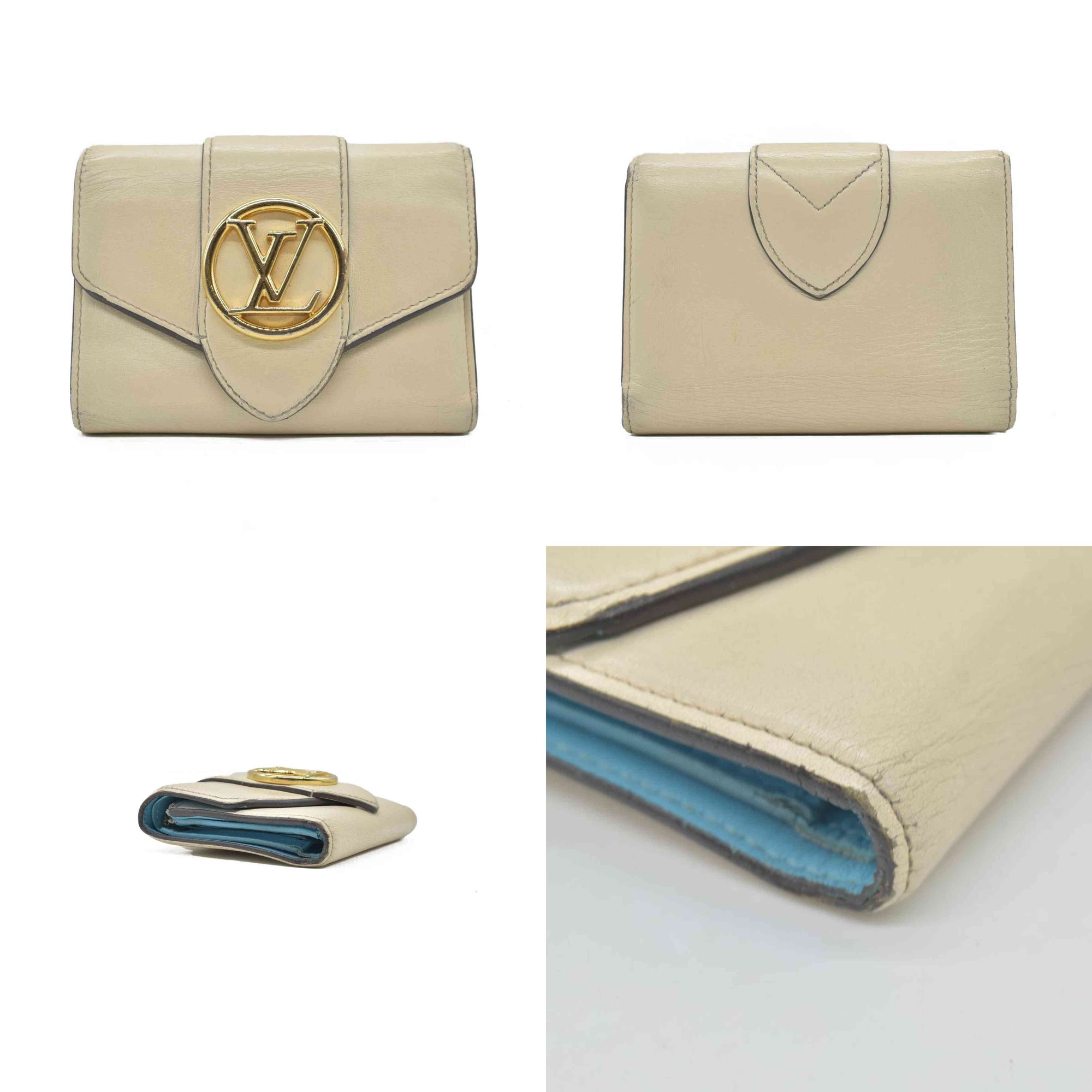 LOUIS VUITTON Portefeuille Pont Neuf Trifold Compact Wallet