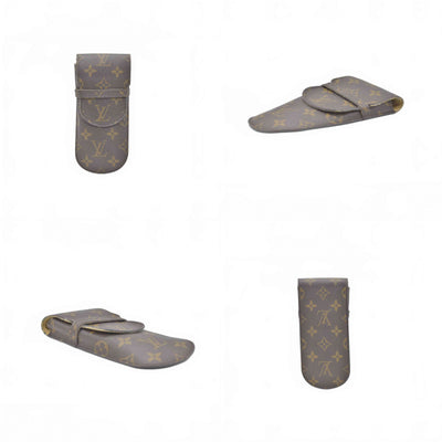 $400 2001 Louis Vuitton Monogram Glasses Sunglasses Case w Flap CONSIGNMENT SN0051