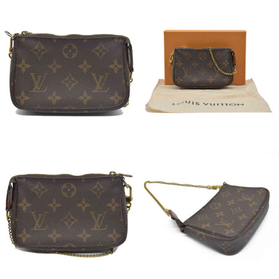 AUCTION  $1050 Louis Vuitton Monogram Mini Pochette Accessories SP2158