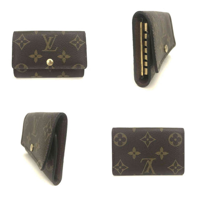 $355 Louis Vuitton Monogram Multicles 6 Ring Key Case Brown CT0169