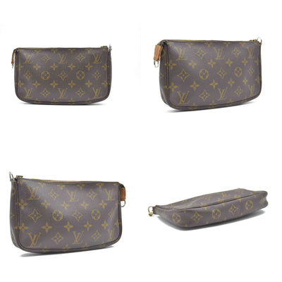 AUCTION $1290 Louis Vuitton Monogram Pochette Accessories AR1011