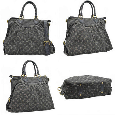 $1965 2007-2009  Louis Vuitton Denim Neo Cabby MM Black