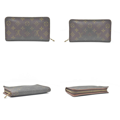 LOUIS VUITTON Monogram Porte Monnaie Zip Around Long Wallet