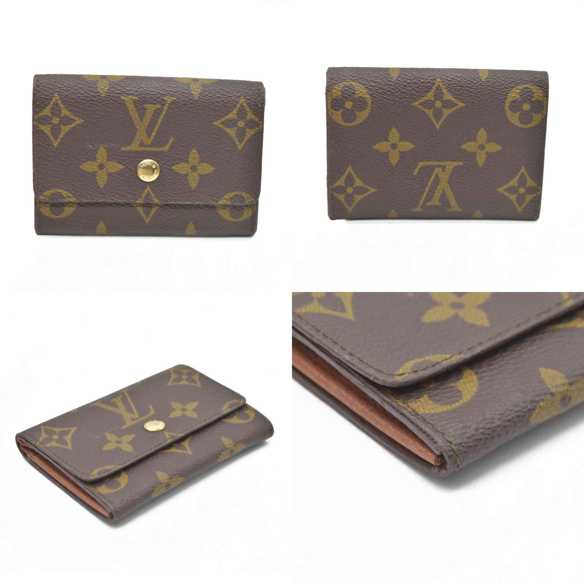$545 Louis Vuitton  Monogram Porte-Monnaie Coin Purse RA0920