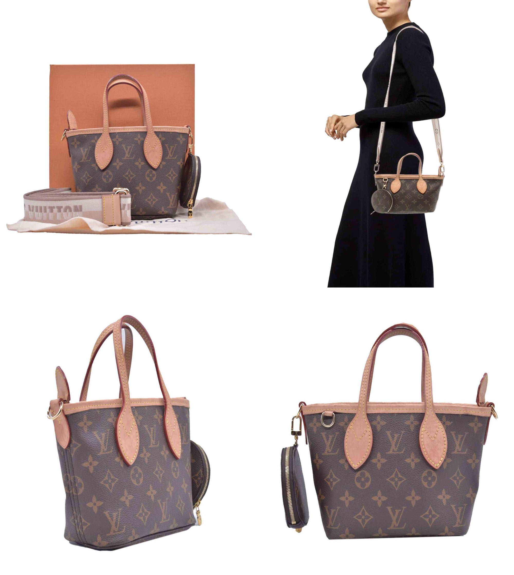 $2100 Louis Vuitton Monogram Neverfull BB 10020760