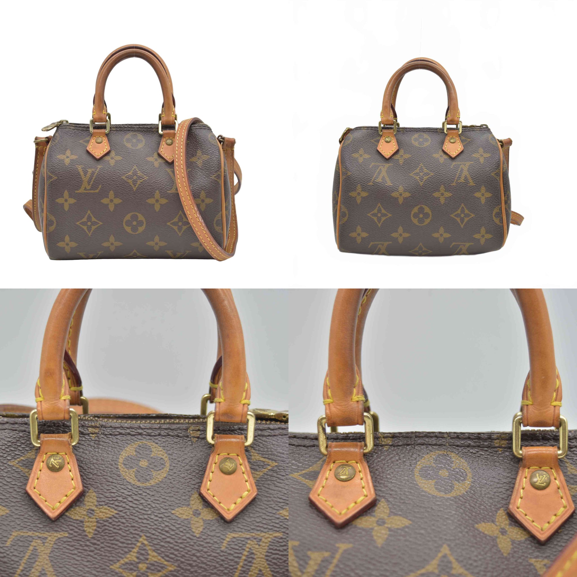 $1960 2015 Louis Vuitton  Monogram Nano Speedy TR4155