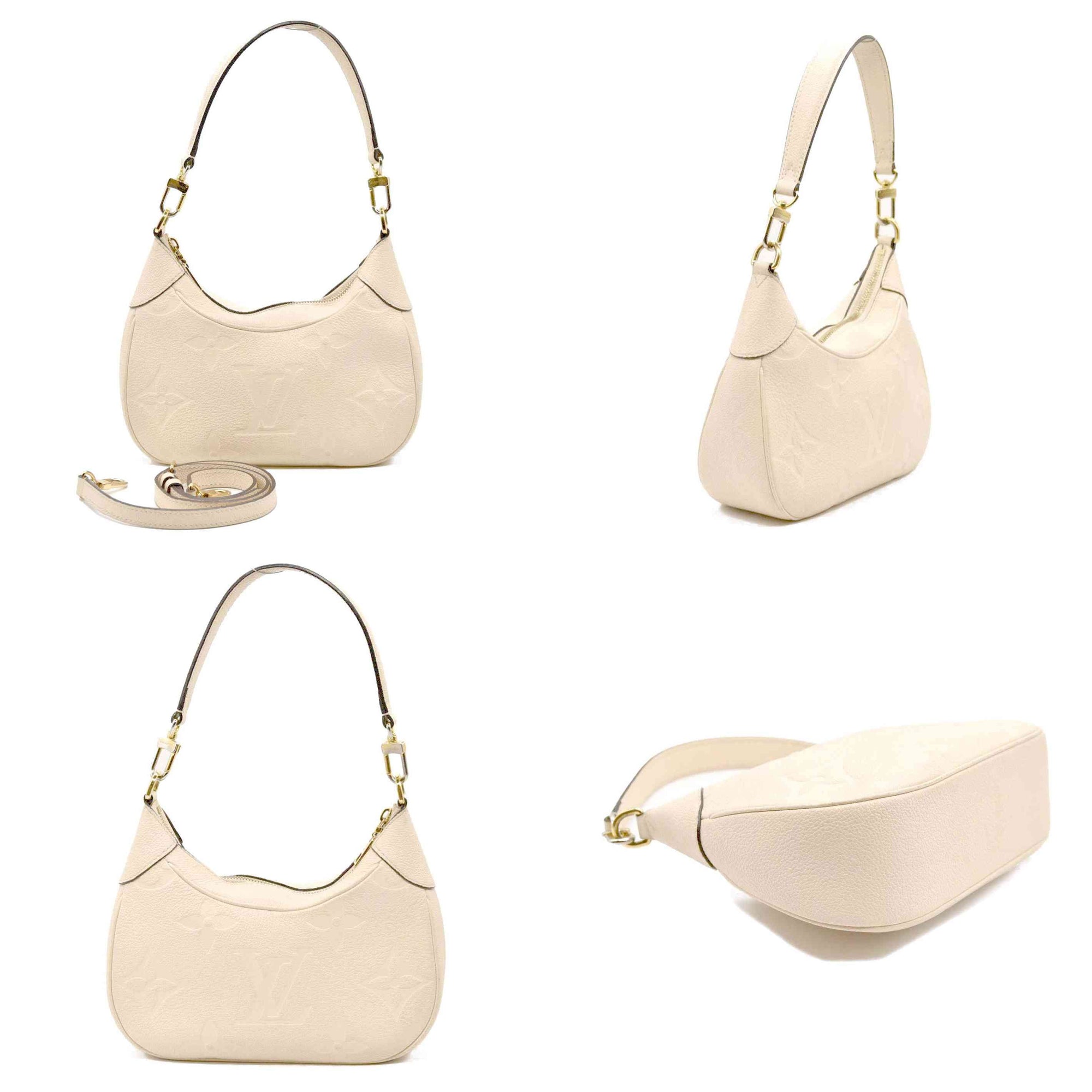 Louis Vuitton  Empreinte Monogram Giant Bagatelle NM Creme RFID