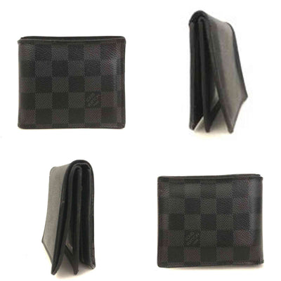 $750 Louis Vuitton Damier Graphite Portefeiulle Amerigo NM Bifold Wallet RA1200