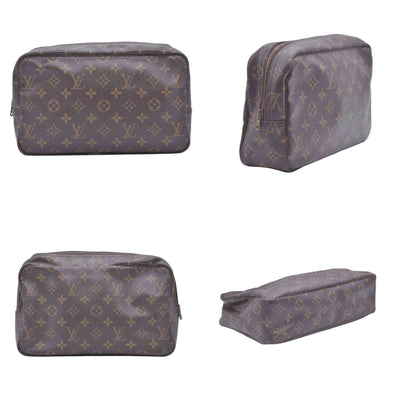 $600 LOUIS VUITTON Monogram Trousse Toilette 28 Clutch Bag CONSIGNMENT
