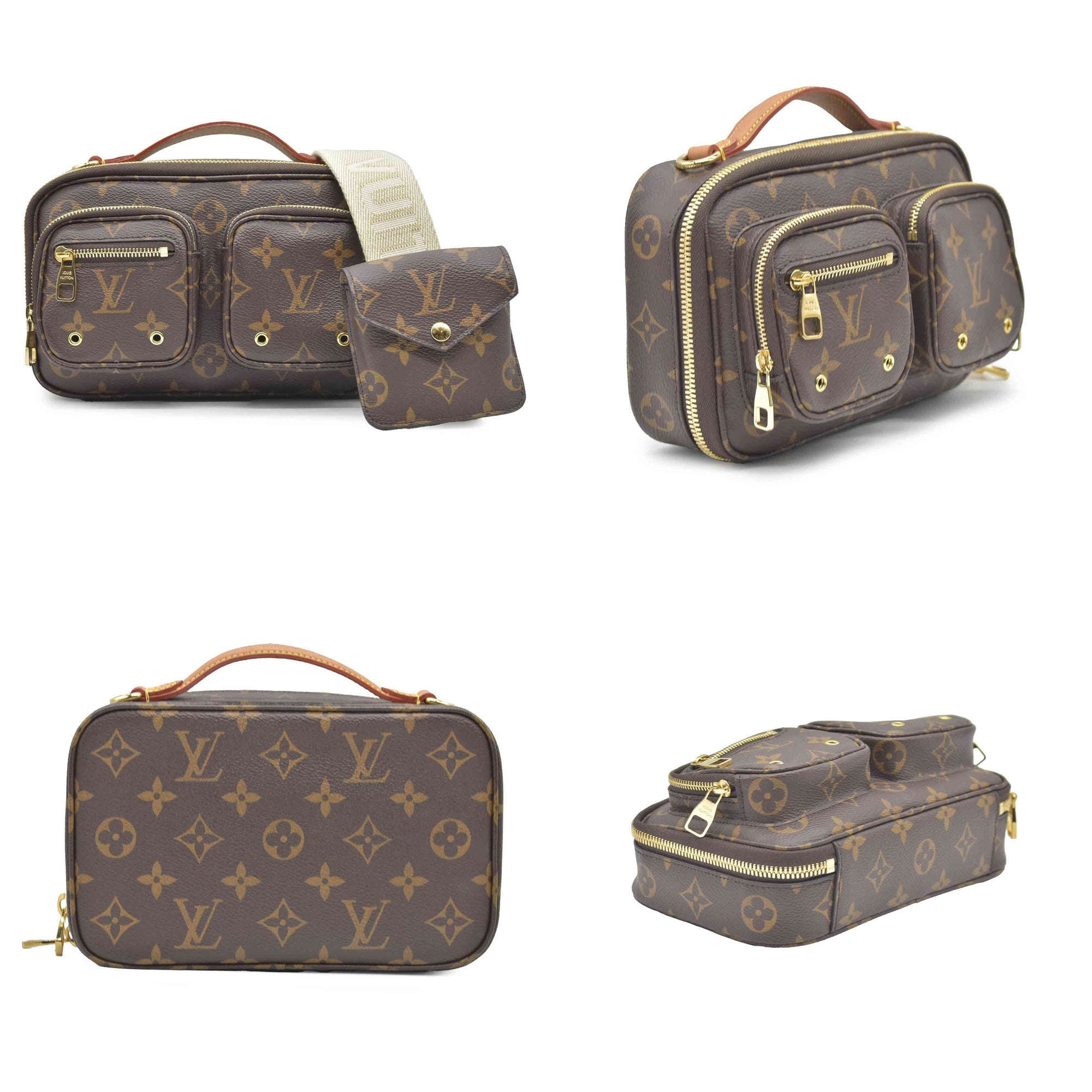 $3300 Louis Vuitton Monogram Utility Crossbody RFID