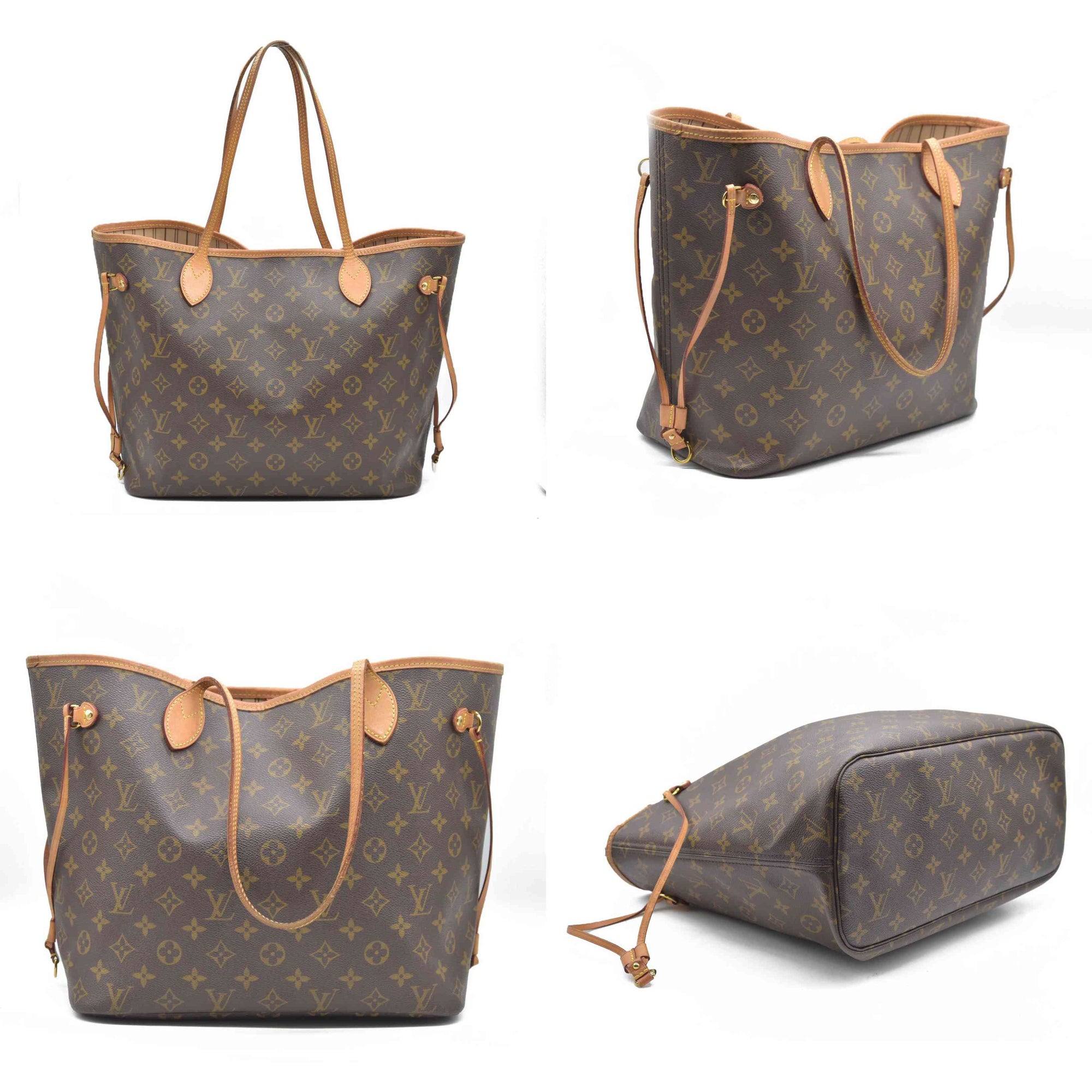 $2170 Louis Vuitton 2021 LV Monogram Neverfull MM